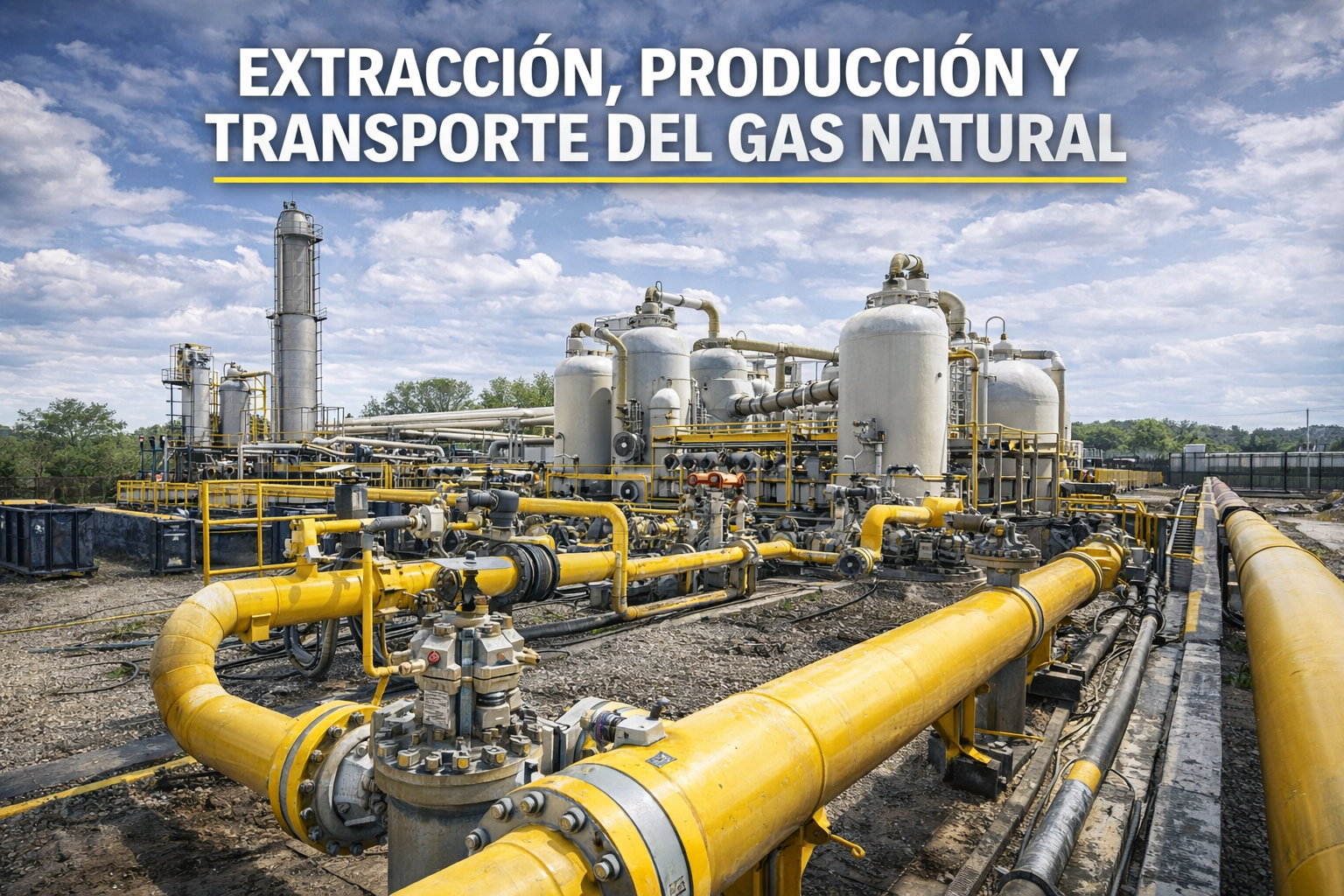 EXTRACCIÓN, PRODUCCIÓN Y TRANSPORTE DEL GAS NATURAL
